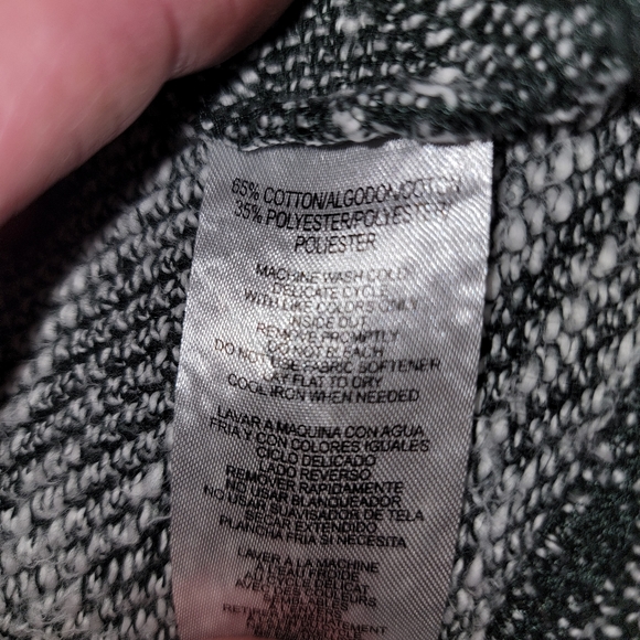 Calvin Klein Cowl Neck Criss-Cross Sweater - XXL - Green/White - Picture 3 of 8